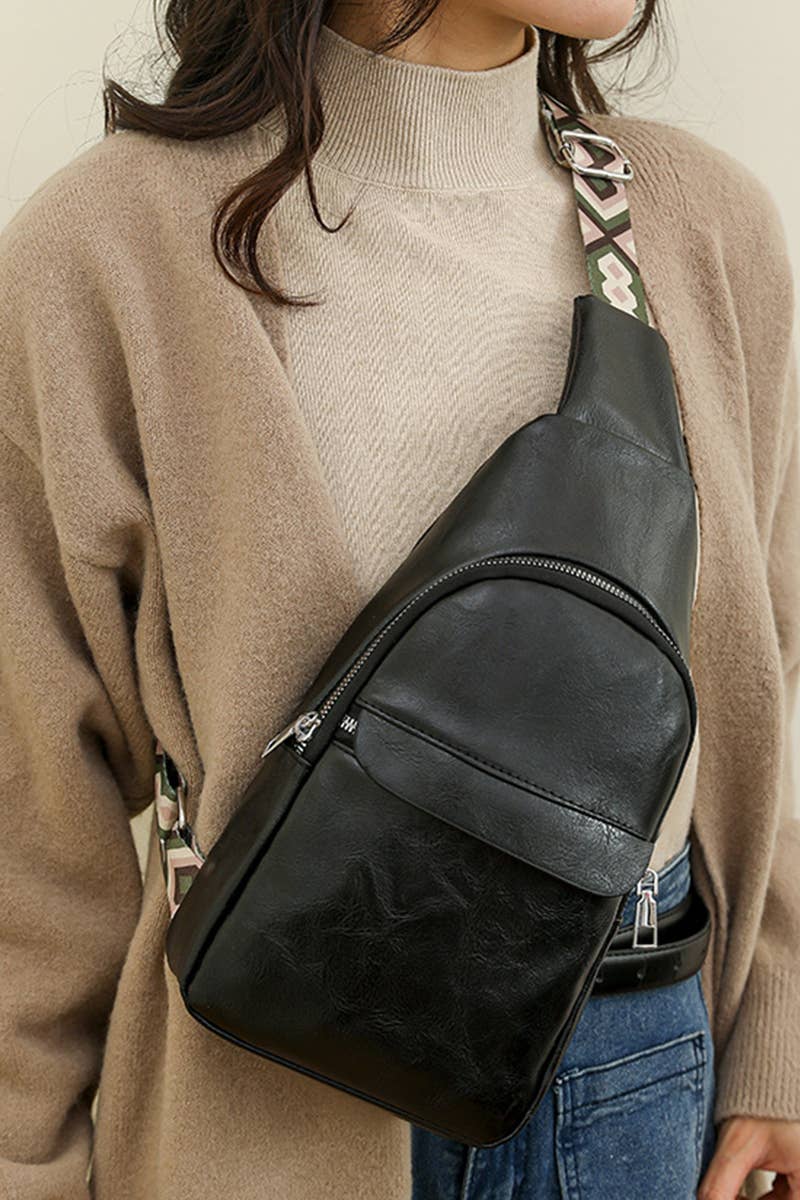 Vanilla Monkey – wholesale Crossbody bag – Women's – Guitar Strap Crossbody Chest Sling Bag4