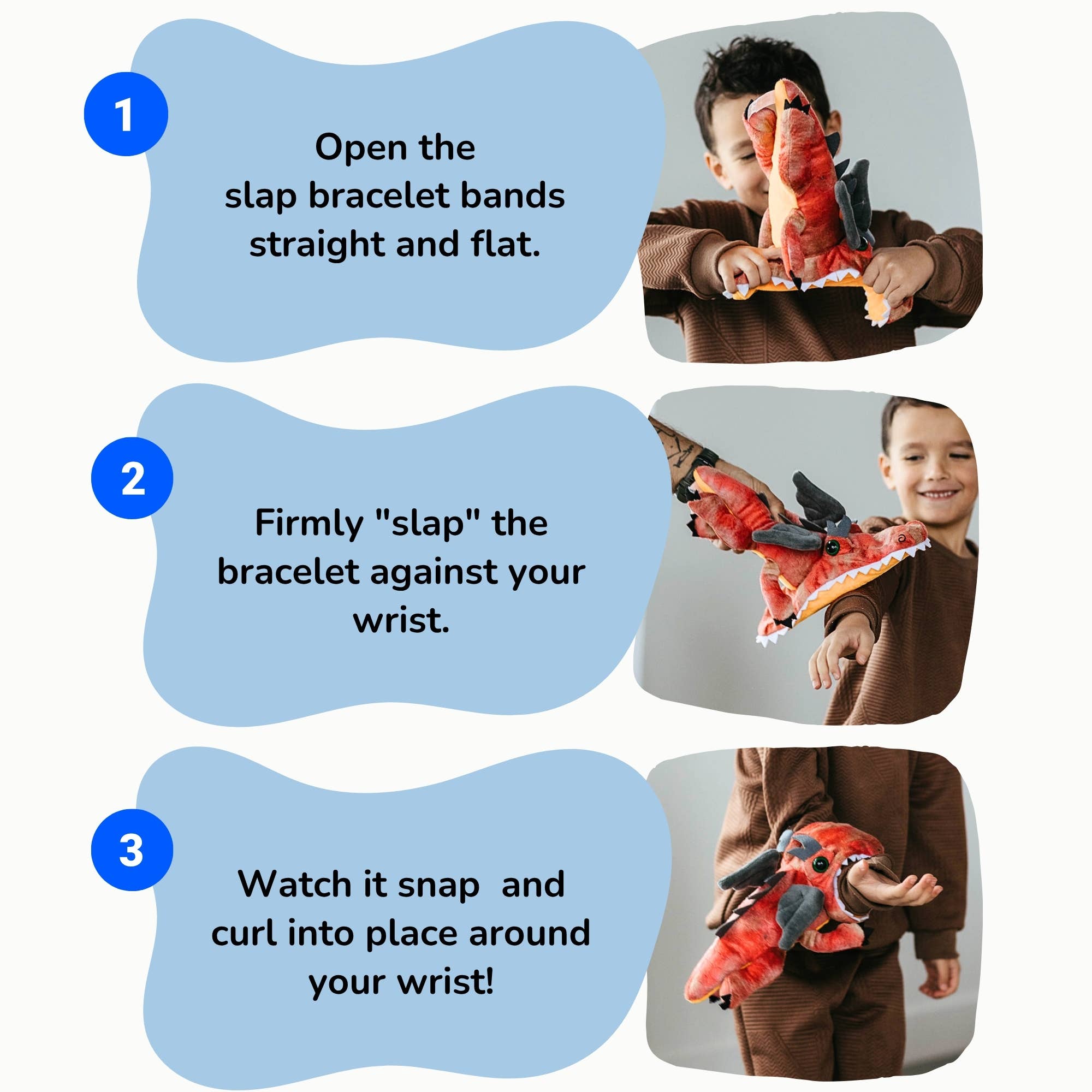 The Petting Zoo – Engroshandel Plyslegetøj - Børn og baby – 10" (23 cm) Slapstix Blæksprutte Plys Slap Armbånd1