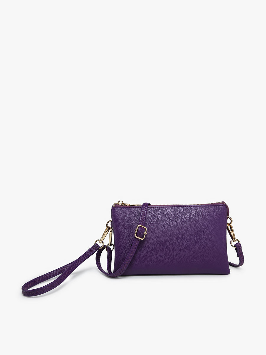 Jen & Co. - Wholesale Crossbody Bag - Women's - M013 Riley Monogrammable 3 Compartment Crossbody/Wristlet84