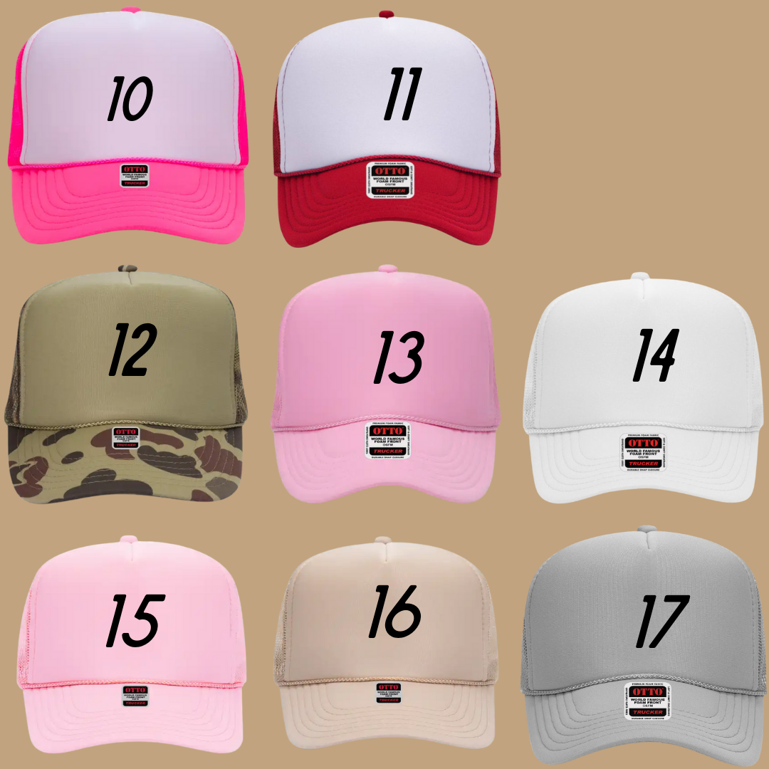 BDN Boutique - Wholesale Trucker Hat - Women's - FREE WIENER RIDES TRUCKER HAT *17 COLORS3