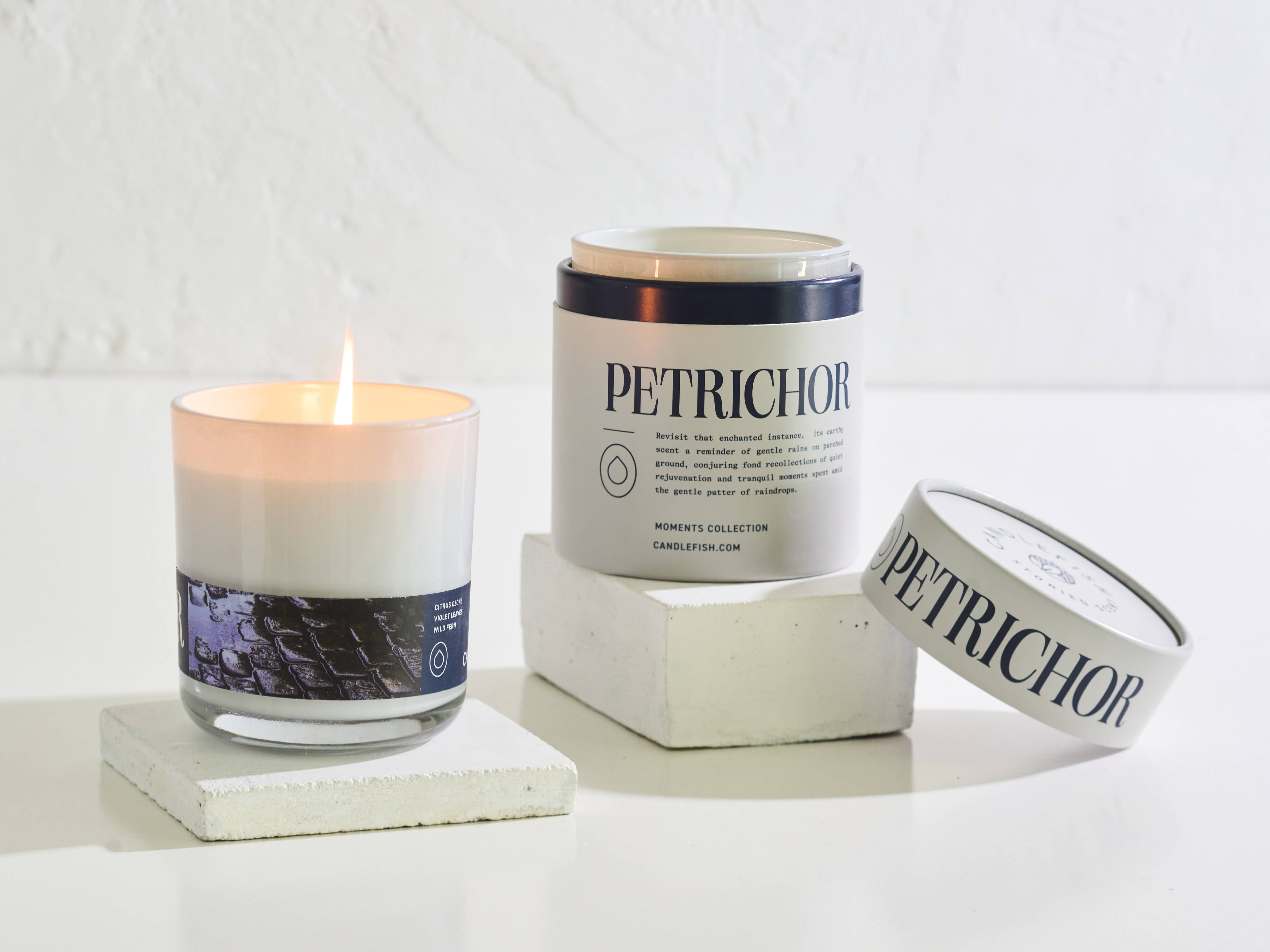 Candlefish - Wholesale Jar/Filled Candle - Candlefish Petrichor 12 oz Candle 0