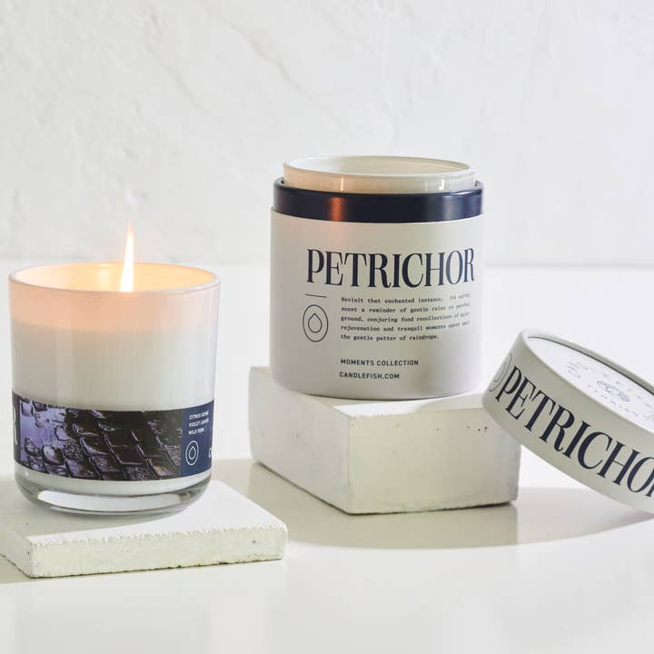 Candlefish - Wholesale Jar/Filled Candle - Candlefish Petrichor 12 oz Candle