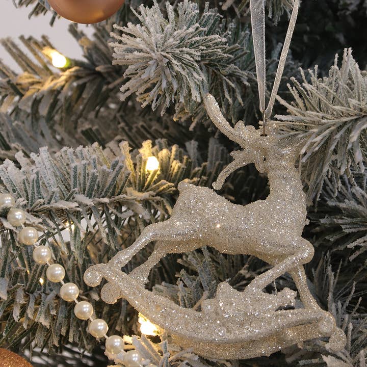 Abble – wholesale Artificial Christmas tree – Pre-Lit Snow Flocked Artificial Pencil Christmas Tree