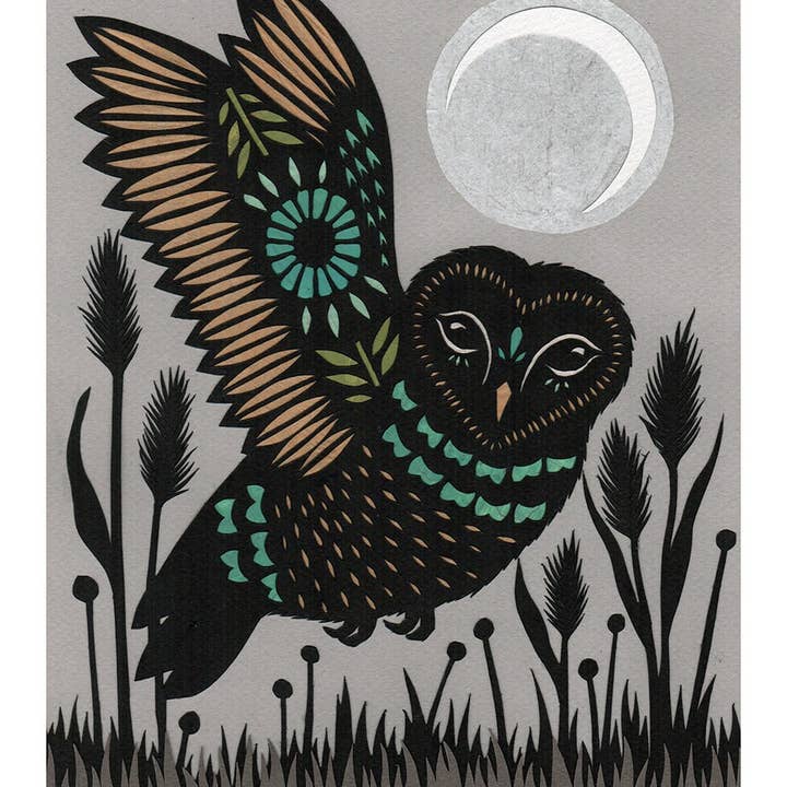 A Silent Beat — Impression d'art sur papier découpé 8 x 10 pouces pour la vente par Rural Pearl: Cut Paper Art by Angie Pickman
