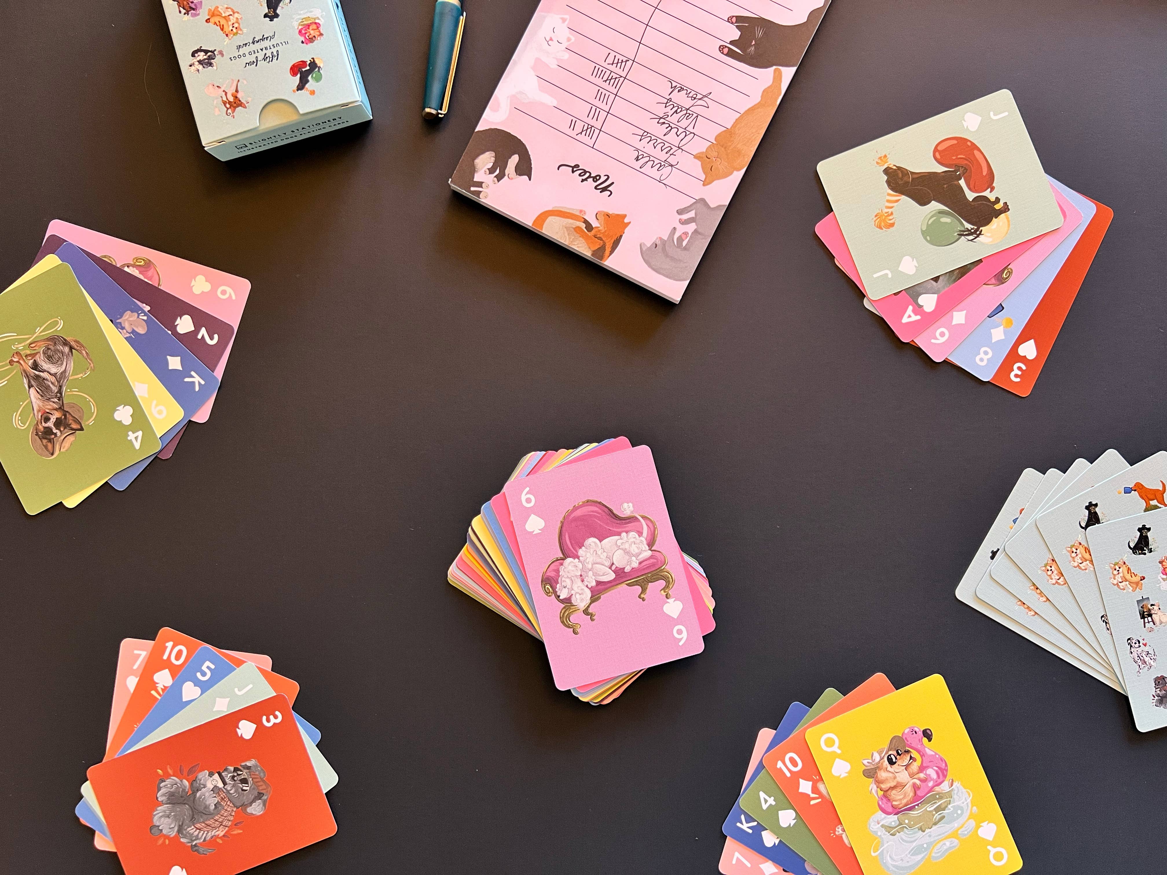 Slightly Stationery - Wholesale Playing Cards - Illustrated Dogs Playing Cards5