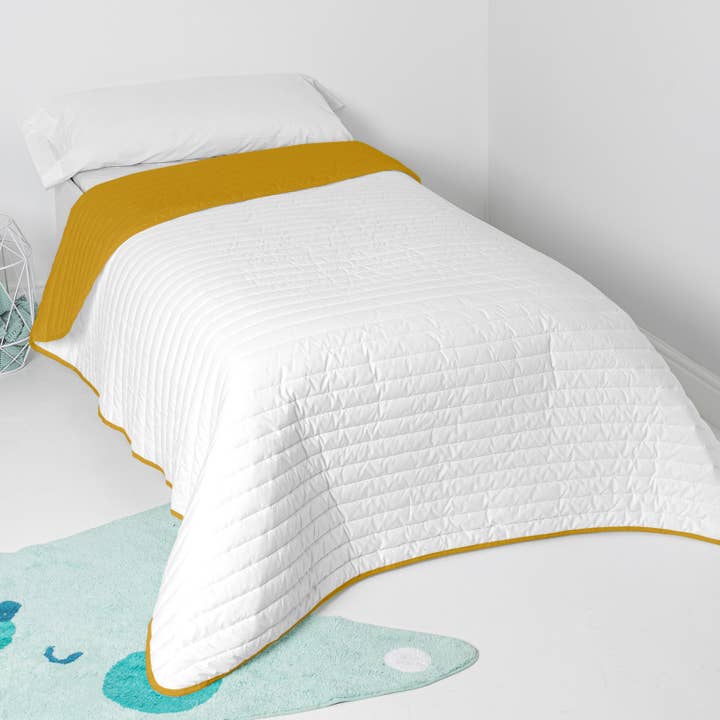 Happyfriday – wholesale Quilt – Kids & Baby – Dash Mustard Bedspread