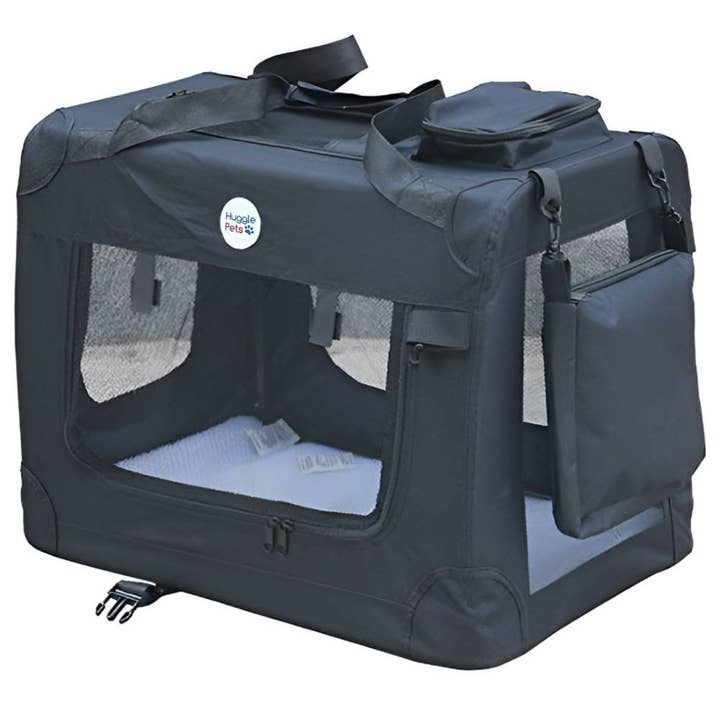 HugglePets - Wholesale Pet carrier – Cat/dog - HugglePets Fabric Crate Foldable Pet Carrier27