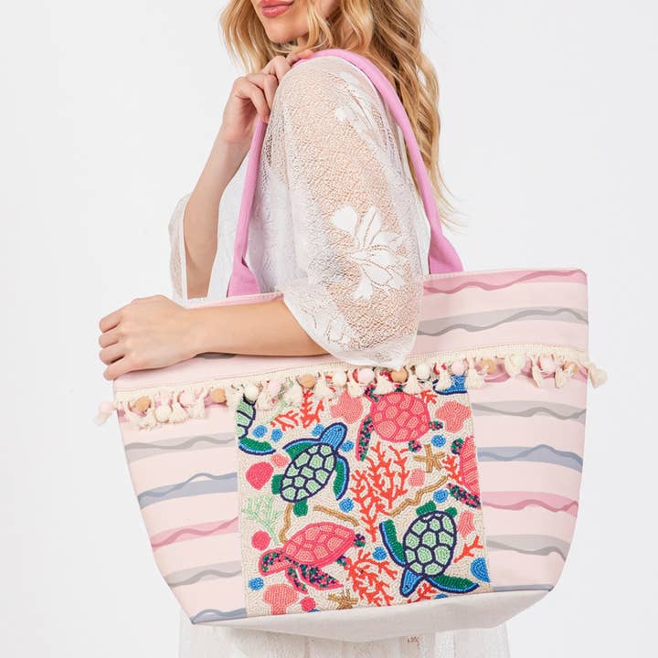 BOHO FRYNSE TOTE TASKE for engroshandel hos Paperdoll