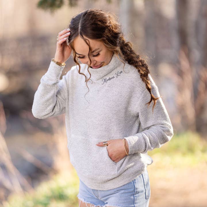 Montana Love Chalet Cowl in Pepper for wholesale by The Montana Way