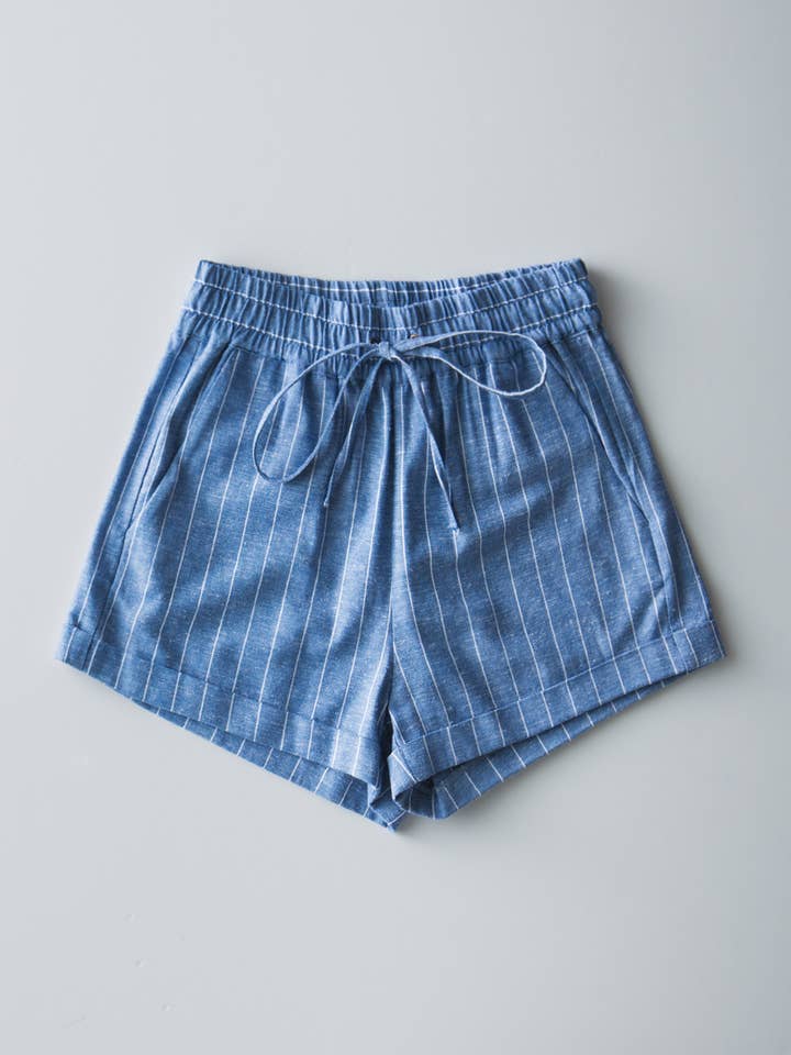 Urban Daizy - Wholesale Shorts - Women's - Relaxed Fit Linen Blend Shorts