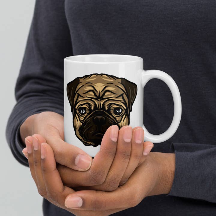Club No-Kill 2027 Coffee Mugs - Wholesale Coffee Mug - Vinny the Pug Coffee Mugs 13