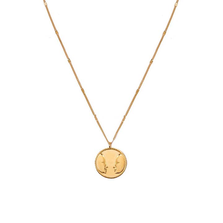 #WrappedInFeathers Necklace 50 cm - 18 Carat Gold Plated for wholesale by Dropps By Szhirley