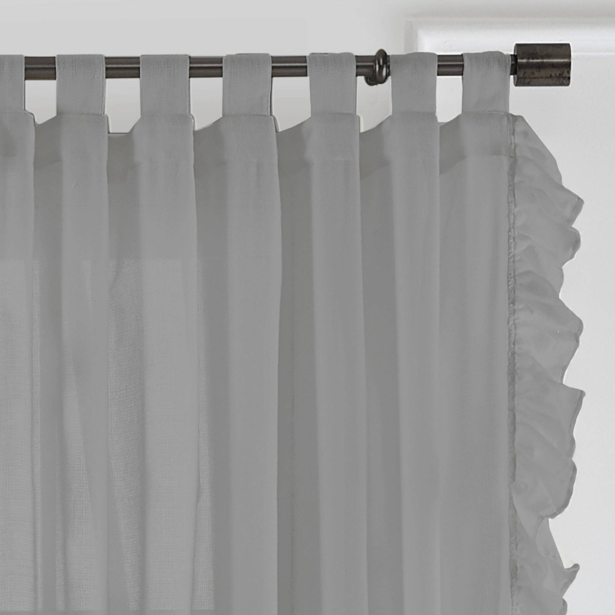 Threadmade Home - Wholesale Curtain - Bella Tab-Top Ruffle Sheer Window Curtain7