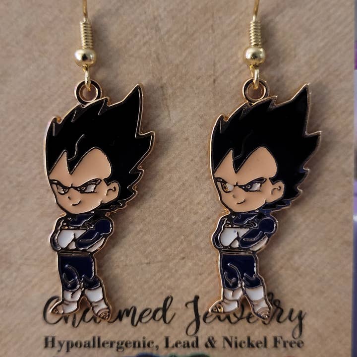 Con-Quest Crafts - Wholesale Jewelry Set - Shounen Anime Inspired Earrings, Necklaces & Zipper Pulls 22