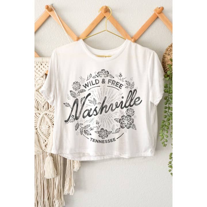 HRTandLUV - Vente T-shirt à imprimés – femme - HAUT COURT À MOTIF WILD FREE3