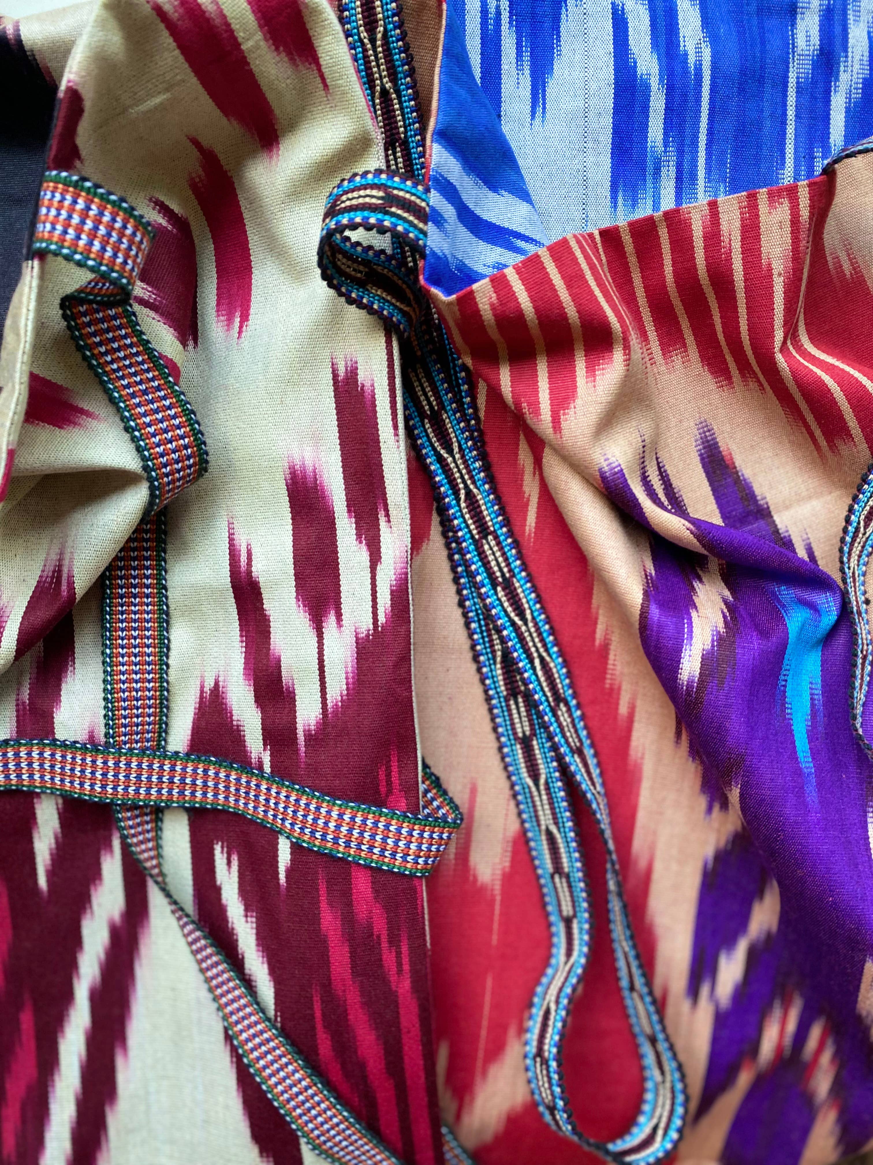 various colors ikat fabric shopper for wholesale on Faire8