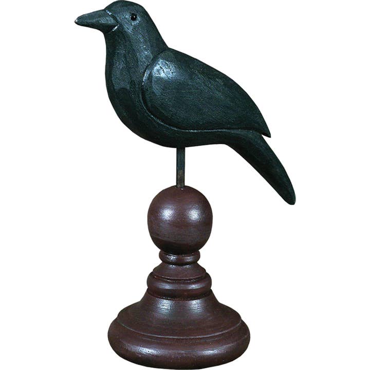 Primitives by Kathy - Wholesale Decorative Figurine - Crow On Spindle