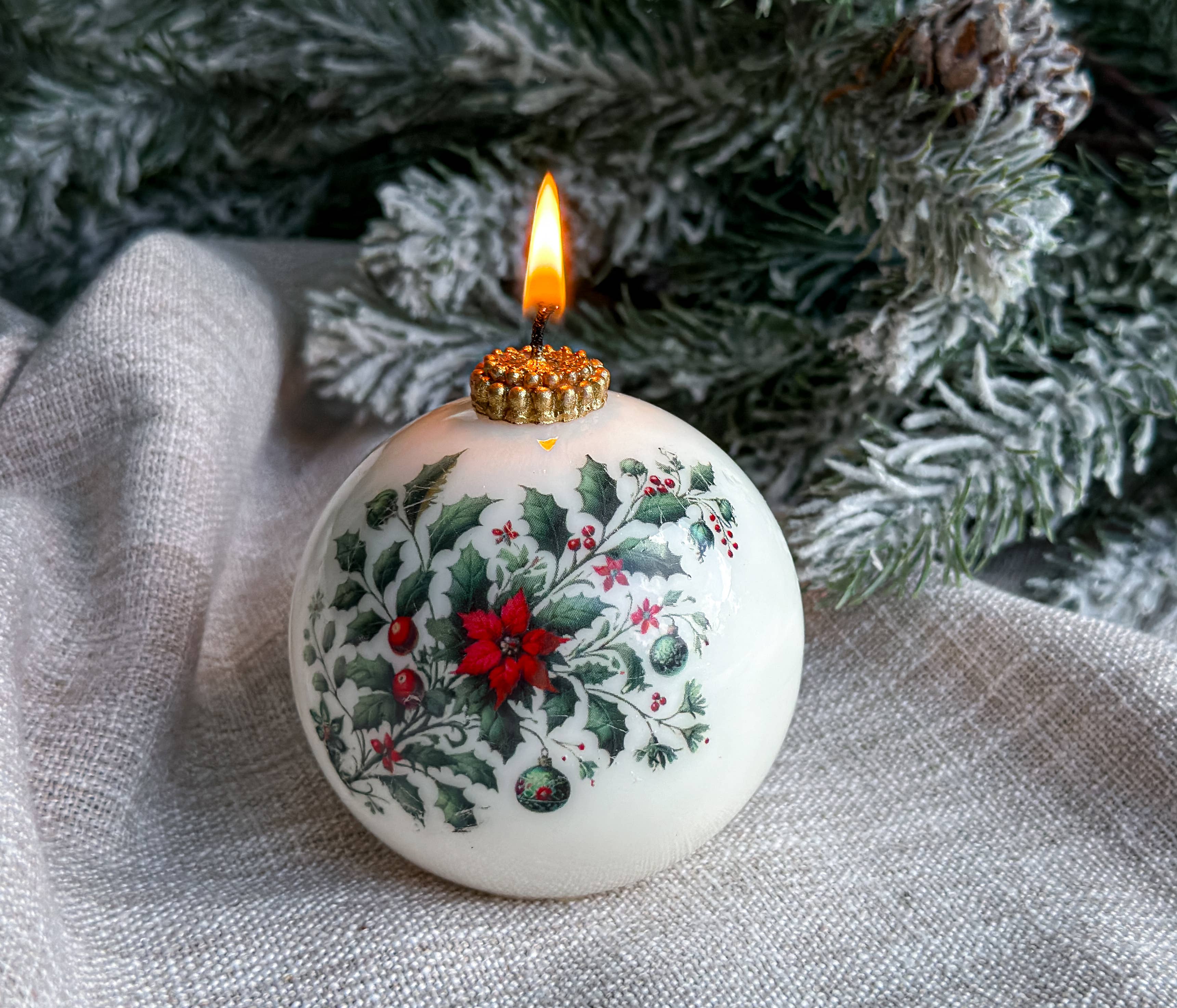 VR.candle - Wholesale Novelty Candle - Holiday decor candle | Christmas candle vintage style 6