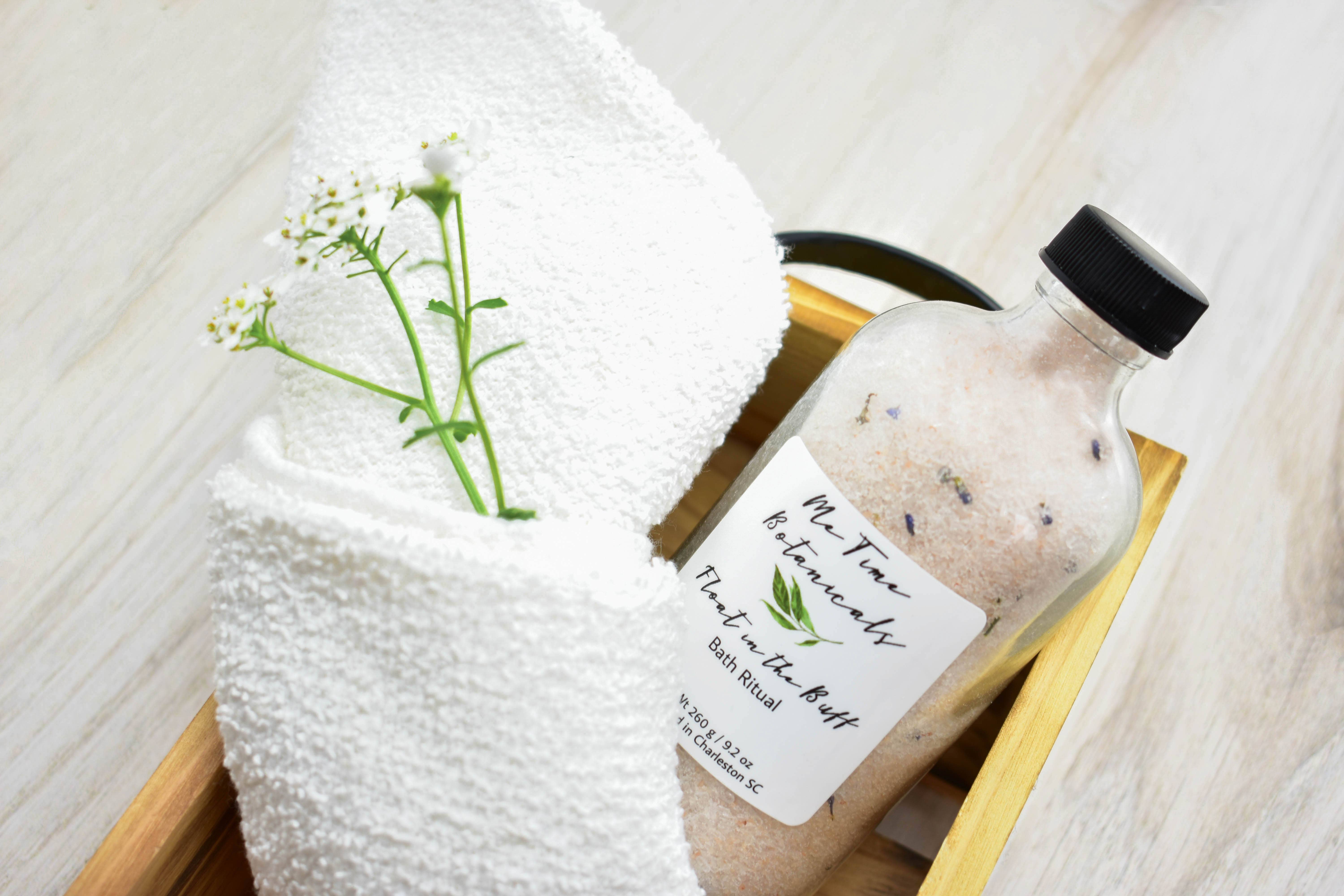 Me Time Botanicals – wholesale Badsalt och skumbad – Flyta i Buff Bath Ritual1