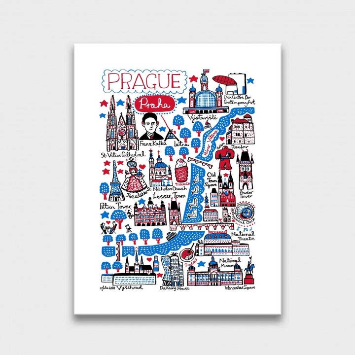 Julia Gash - Wholesale Art Print - Prague Prints & Cards2