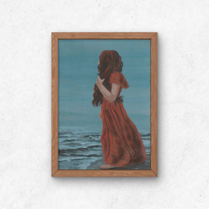 Impression artistique Perdue en mer pour la vente par Larkspur Art Studio