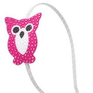 Kristall Akzent Eule Stirnband für den Großhandel von Dilworth Road