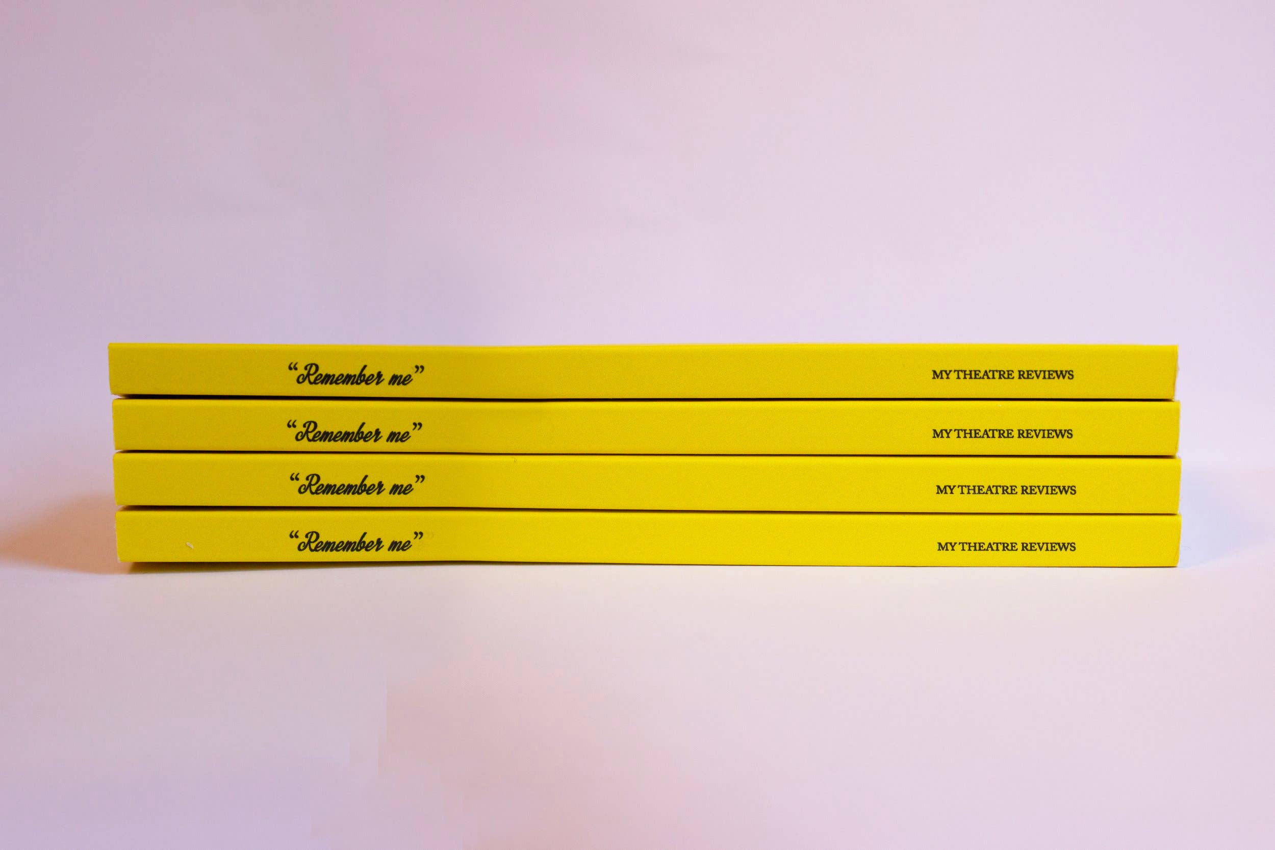 Mink - Wholesale Notebook - Remember Me: A Theatre Diary5