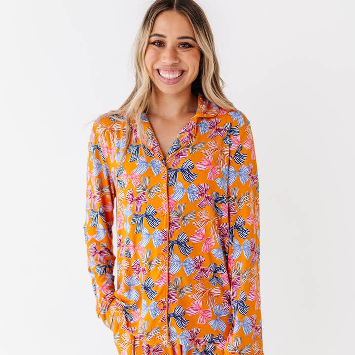 Life of a Bowgirl Mama Lounge Set for wholesale by Kiki + Lulu