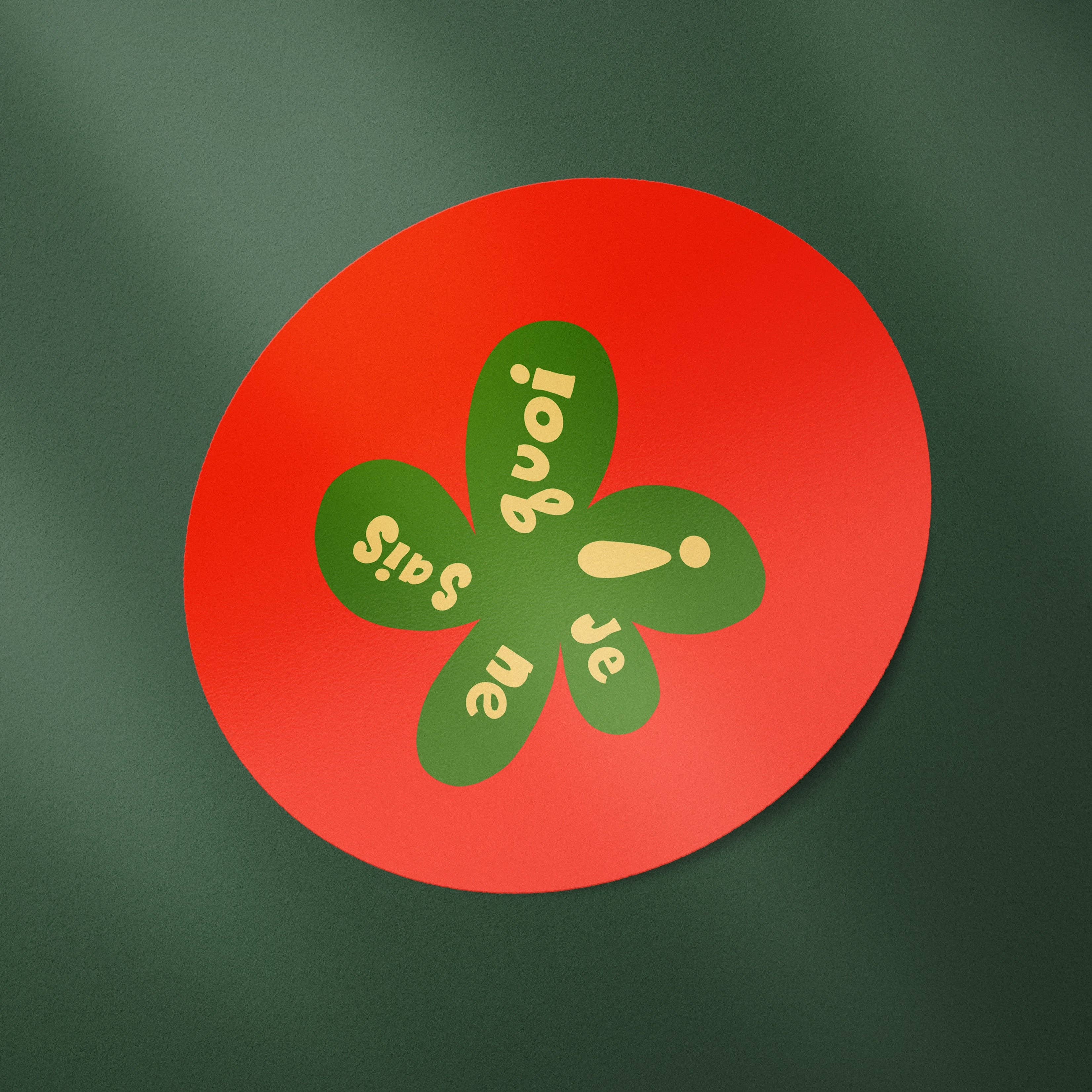 One & Only Paper - Wholesale Sticker - Je Ne Sais Quoi Tomato Sticker