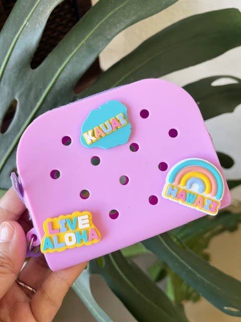 Island Stickers & More / Yuriko J. Design - Wholesale Shoe Accessories - LIVE ALOHA Shoe Charm2