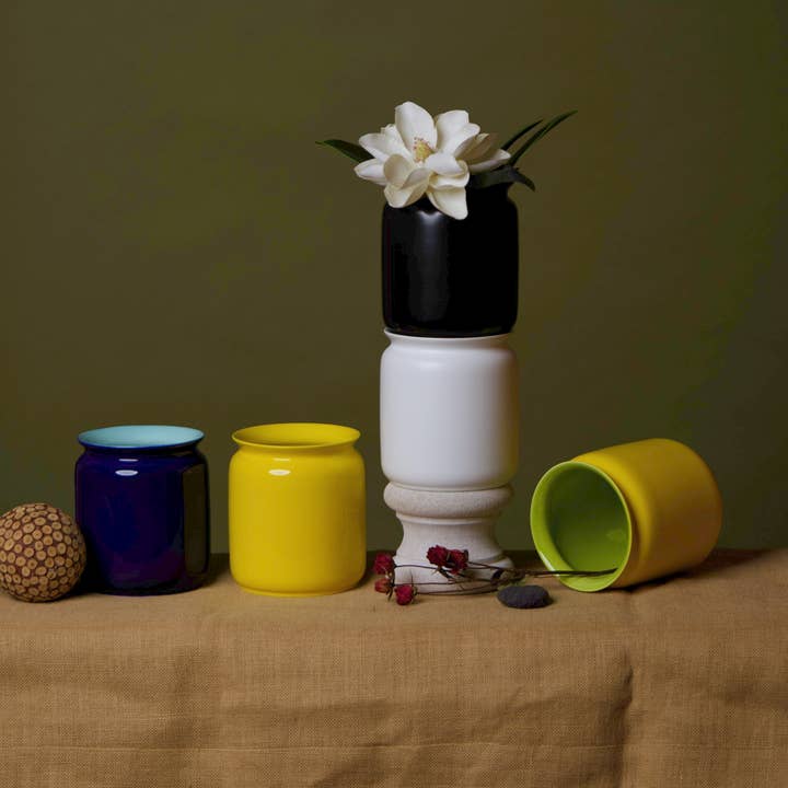 Vaso de porcelana brilhante Scholar por atacado de Middle Kingdom