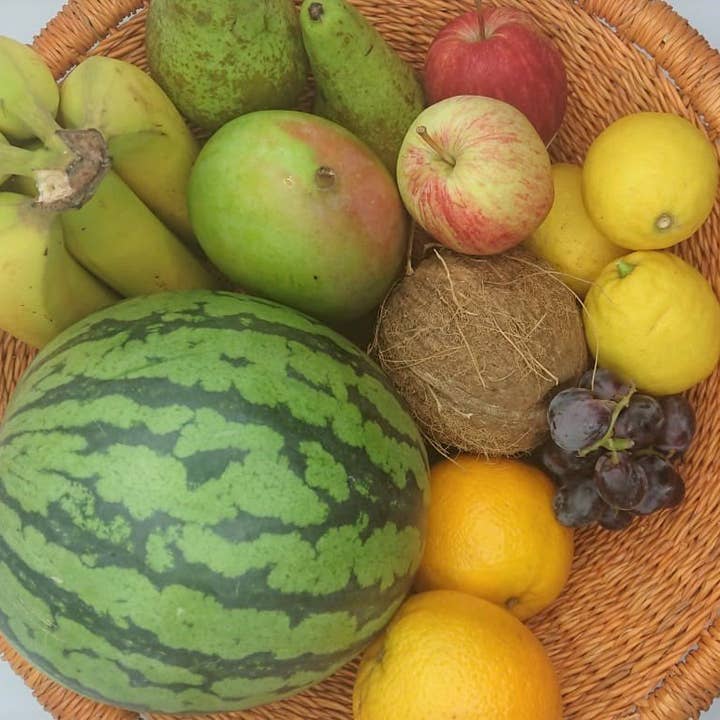 Stor 15-tums Bolga vävd skål | Handvävd, miljövänlig för wholesale av The Copper Fruit