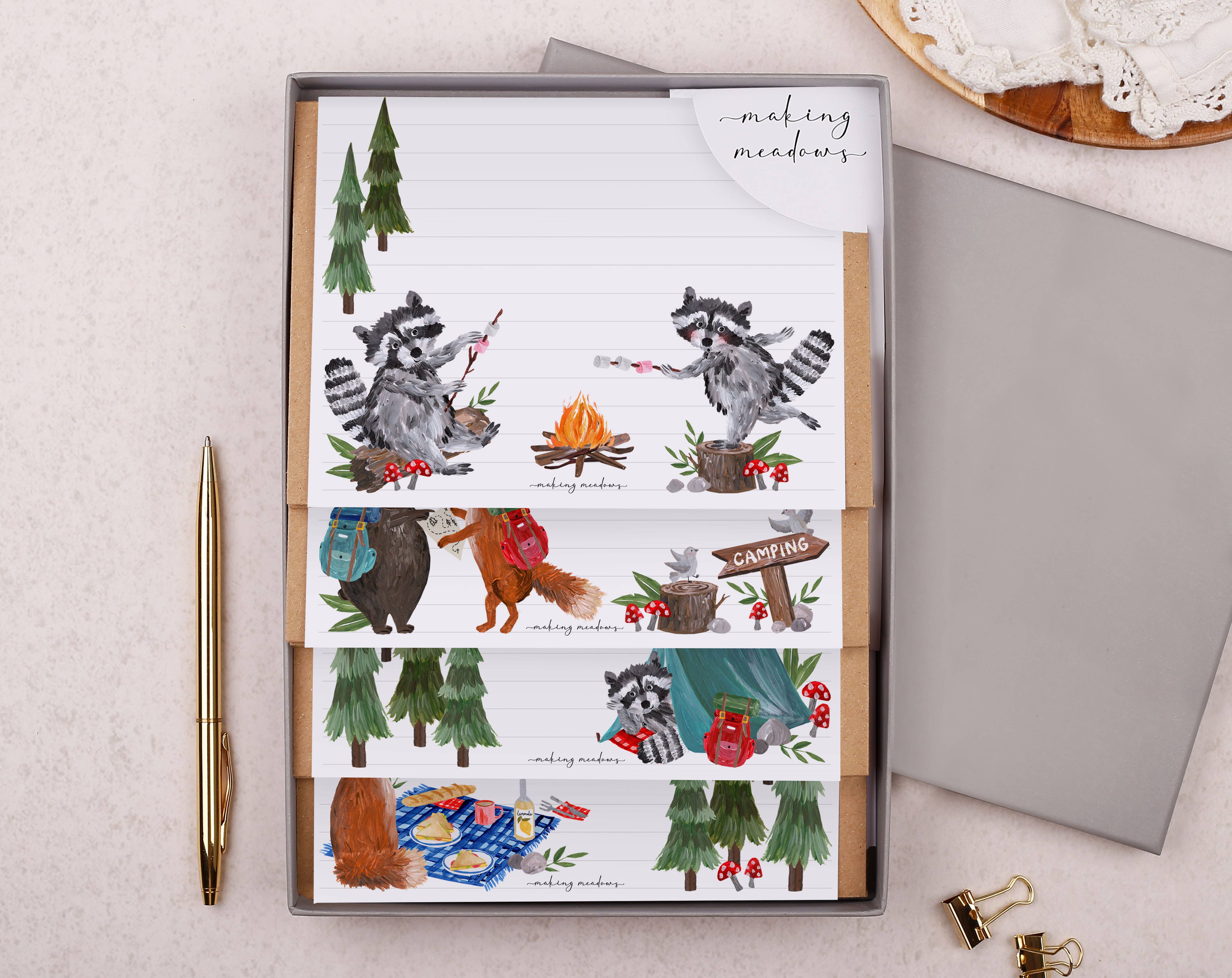 Making Meadows Ltd – wholesale Stationery/notecard set – Letter Writing Paper Set  | A5 Children's  Gift Box0