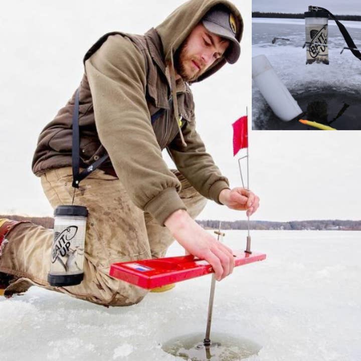 FLI Products - Venta al por mayor Accesorios de deporte - Bait Up® – Contenedores Innovadores para Cebo Vivo para Pescadores, Transparentes