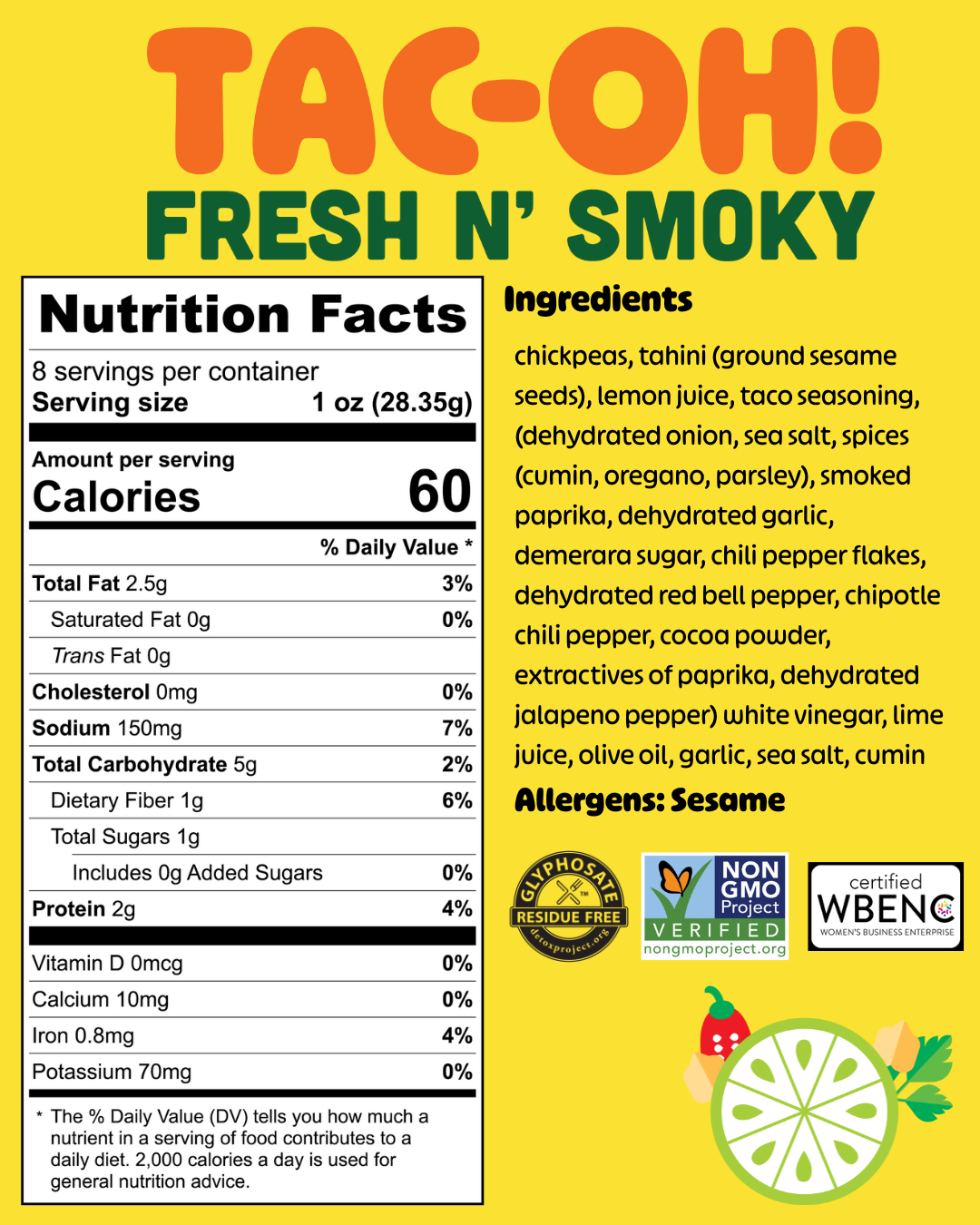 Hummus Goodness - Wholesale Dip - TAC-OH! HUMMUS - No shipping 12/18/25-1/2/262