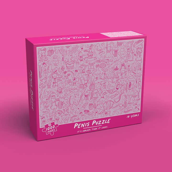 Bubblegum Stuff - Penis Puzzle for wholesale by William Valentine Collection