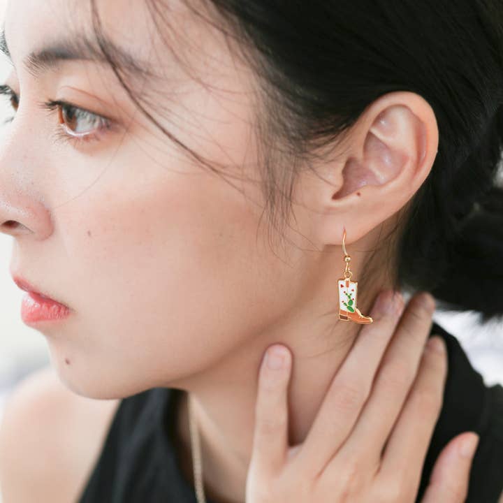 Miss Modi - Wholesale Jewelry Set - Cowgirl Cactus Boots Enamel Earrings/ Bracelet/ Necklace4