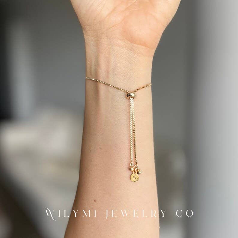 WILYMI Jewelry Co – Großhandel Perlenarmband – Weißes Barockperlen-Schiebe-Armband | GF5