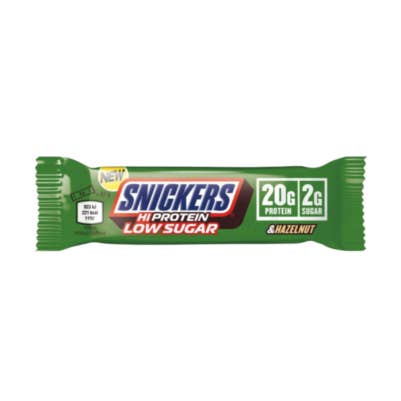 Hi Protein Snickers – Barretta Nocciola BASSO ZUCCHERO 12x57GR per la vendita all'ingrosso da parte di CargoPirate