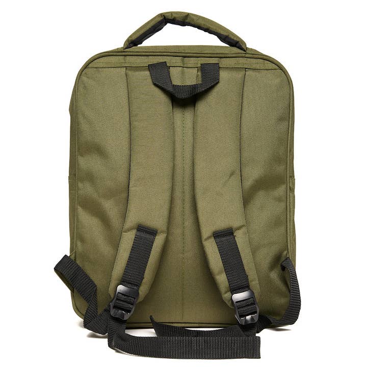 Wings Funky Falcon - cooler und robuster Rucksack aus Autoreifen - olivgrün für den Großhandel von Meezy