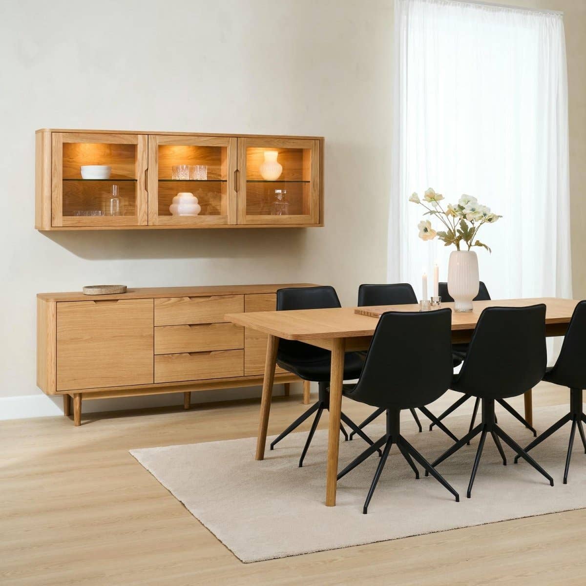 Furnhouse - Wholesale Sideboard - 3-Door Sideboard Nyborg - Natural Oil1