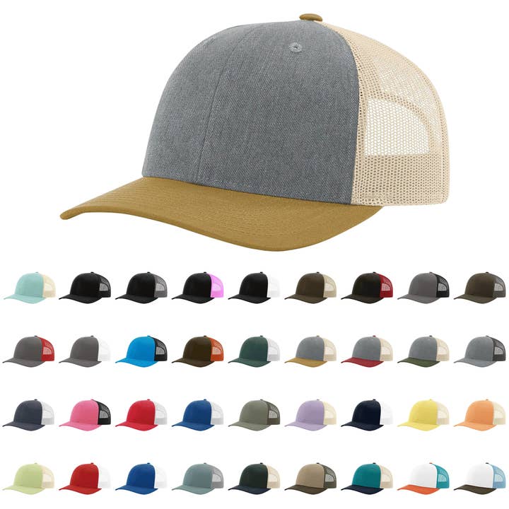 Richardson 115 Low Pro Trucker Cap for wholesale by The Park Wholesale