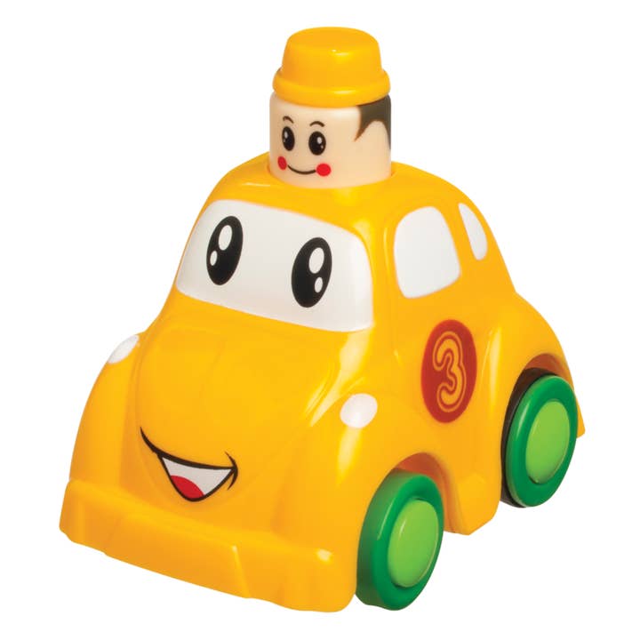 Toysmith - Wholesale Toy Car/Truck - Kids - Zoomsters Push And Go Toy Car