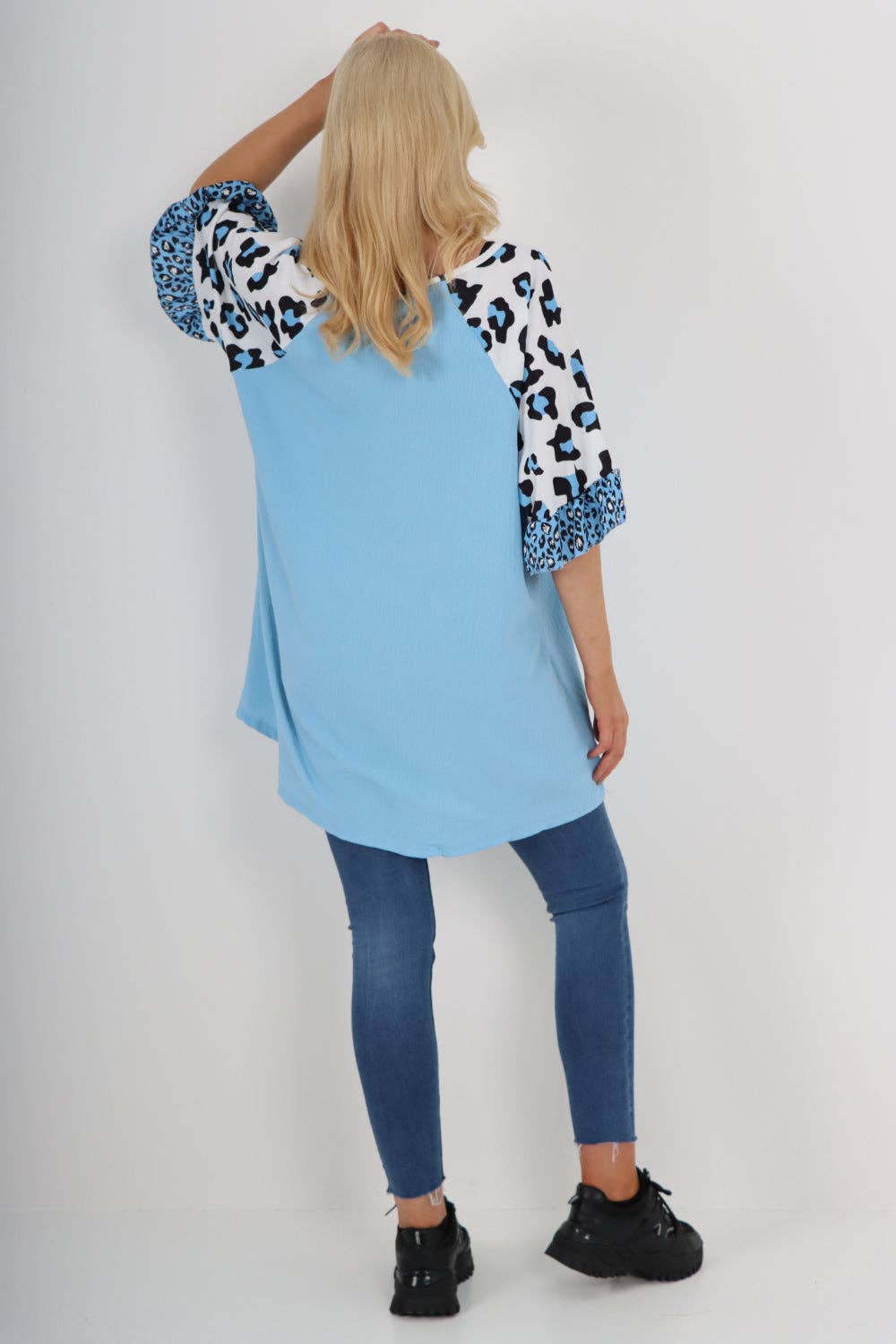 Miss Bold – wholesale Tunic – Women’s – Italian Animal Printed Sleeve Tunic Top28