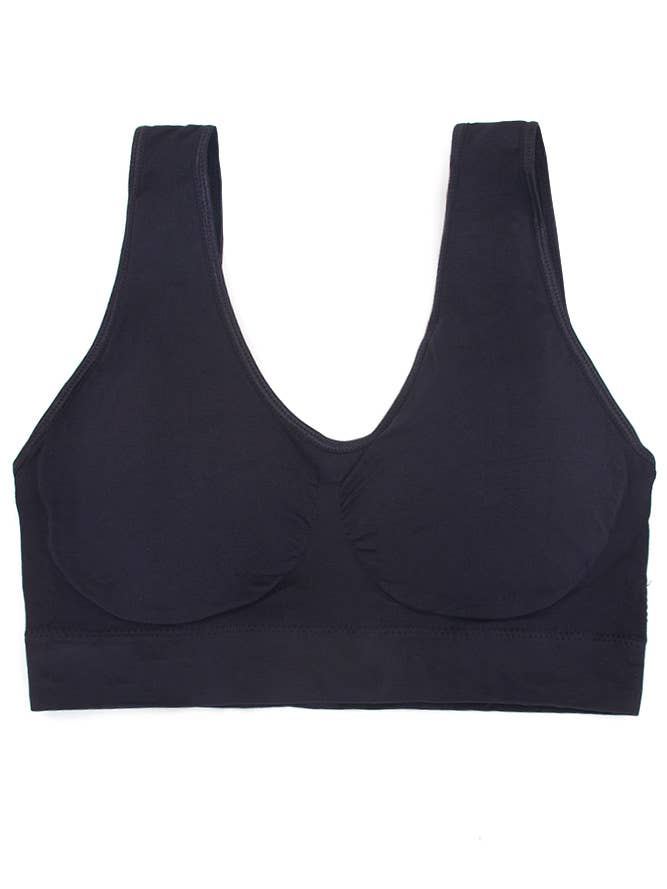 Hana - Wholesale Bra - Women's - Plus Size Solid Color Top Bra6