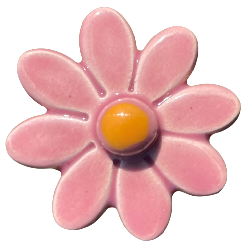 Pannonhem AB. - Wholesale Artificial Flowers - Ceramic Flower Daisy/small, Plant stake,Daisy on stem2