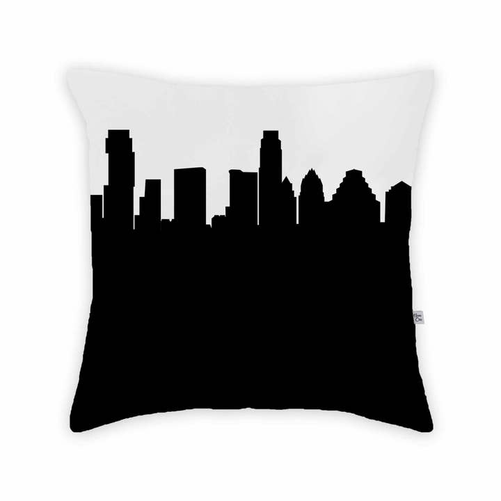 Austin TX Skyline - Almohada grande para venta al por mayor de Anne Cate
