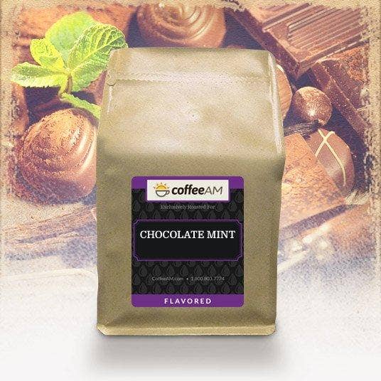 CoffeeAM - Vente Grains de café - Café aromatisé au chocolat et à la menthe