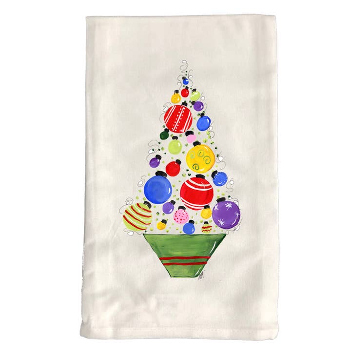 Keukenhanddoek Christmas KT420W voor wholesale door Designs By Beverly, LLC
