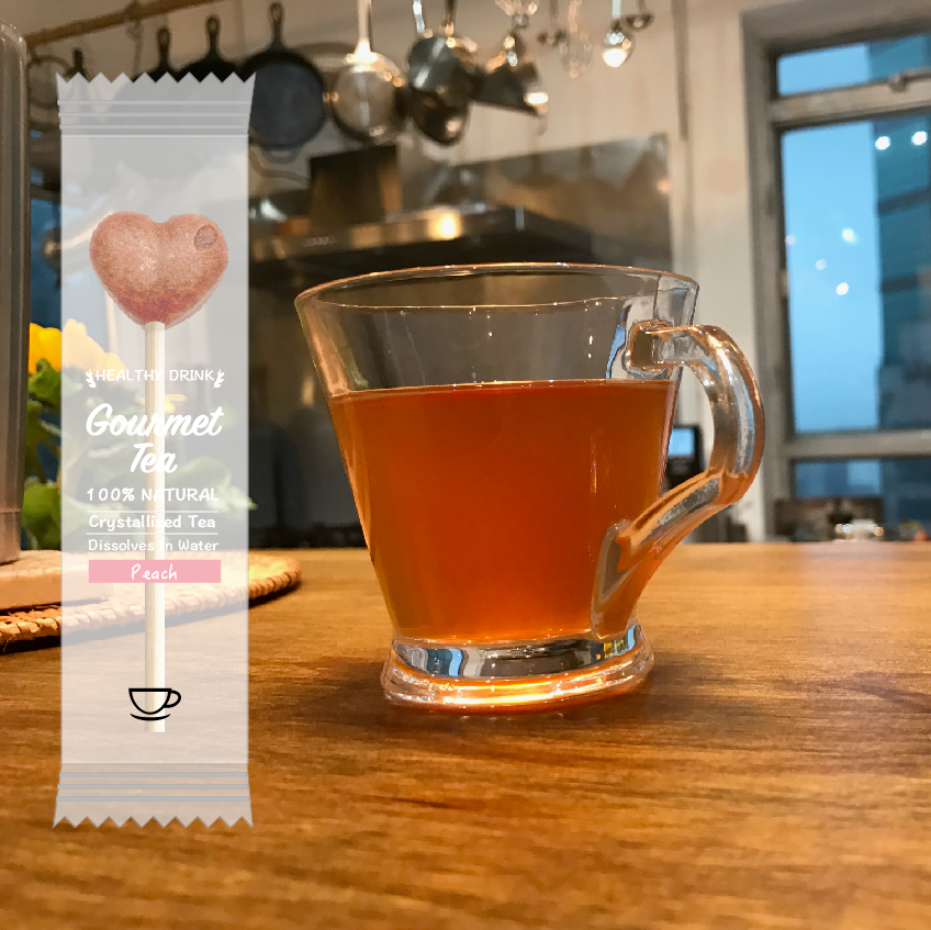 Northern Tea Company - Wholesale Tea Bags - Peach Tea-Pop | 30 Catering Sticks | Caffeine-Free Fruit Tea1